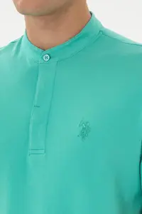 US Polo Assn. Men Regular Fit Tippet Mint T-Shirt - Image 7