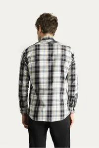 Kiğılı Long Sleeve Regular Fit Plaid Lumberjack Cotton Easy-Iron Shirt - Image 4