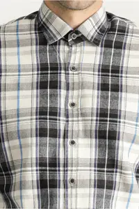 Kiğılı Long Sleeve Regular Fit Plaid Lumberjack Cotton Easy-Iron Shirt - Image 5