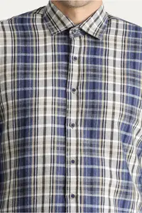 Kiğılı Long Sleeve Regular Fit Plaid Lumberjack Cotton Easy-Iron Shirt - Image 6