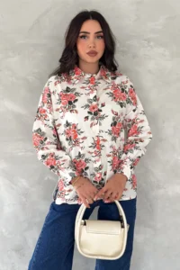 FEMELLE Women flower patterned Shirt - Image 4