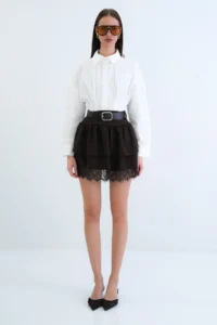 VAGGON Arched Mini Skirt - Image 5