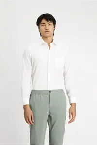 Kiğılı Long Sleeve Non Iron Classical Patterned Cotton Shirt