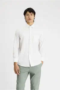 Kiğılı Long Sleeve Non Iron Classical Patterned Cotton Shirt - Image 4