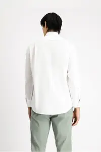 Kiğılı Long Sleeve Non Iron Classical Patterned Cotton Shirt - Image 5