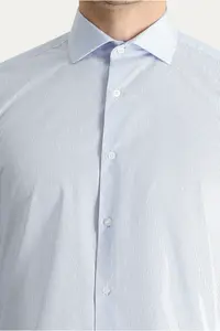 Kiğılı Long Sleeve Slim Fit Slim Fit Non Iron Classic Patterned Cotton Shirt - Image 5