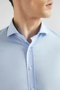 D'S Damat Ds Damat slim Fit Blue Nano Resort Shirt - Image 3