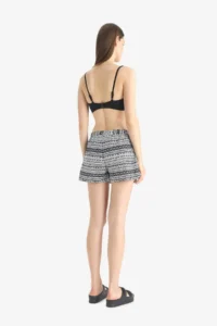 DeFacto T5232 Black Ethnic Patterned Swim Shorts-Fall OF Love - Image 6