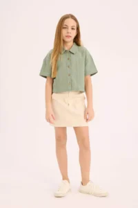 DeFacto Gabardine Skirt Girls'