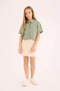 DeFacto Gabardine Skirt Girls' - Image 2