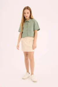 DeFacto Gabardine Skirt Girls' - Image 3