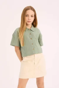 DeFacto Gabardine Skirt Girls' - Image 4