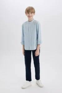 DeFacto Z1035A6 Boys' Tippet Shirt - Image 2