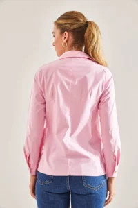 Bianco Lucci Women Yandan buttoned Shirt - Image 3