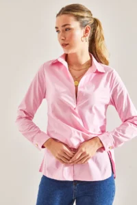 Bianco Lucci Women Yandan buttoned Shirt - Image 5