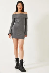 Bianco Lucci Women Madonna Collar Midi Size Dress 0202 - Image 4