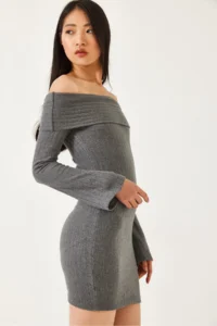 Bianco Lucci Women Madonna Collar Midi Size Dress 0202 - Image 5
