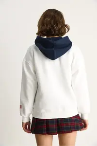 Bianco Lucci Women's USA Embroidered Raised Hooded Casual Sweatshirt 10010 - Image 7