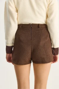 Bianco Lucci Women Bowl Mini Shorts Skirt - Image 6