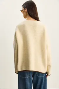 Bianco Lucci Women's Front Tie Pocket Detailed Knitwear Cardigan - Image 7