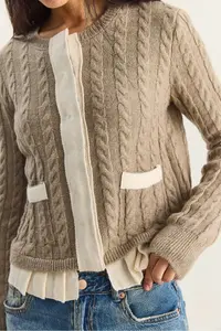 Bianco Lucci Women's Pleat Detailed Hair Knitted Knitwear Sweater - Image 6