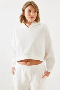 Bianco Lucci Women Ribbed Sweatshirt MBMS004 - Image 2