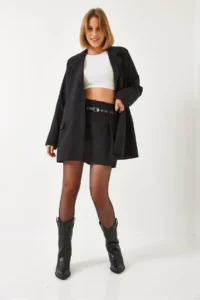 Bianco Lucci Women's Skirt Jacket Bottom Top Set MBMS055 - Image 3
