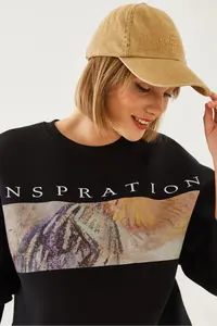 Bianco Lucci Women Printed Sweatshirt MBHS020 - Image 3