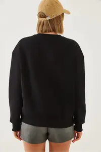 Bianco Lucci Women Printed Sweatshirt MBHS020 - Image 4