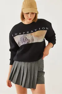 Bianco Lucci Women Printed Sweatshirt MBHS020 - Image 5