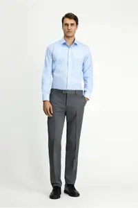 Kiğılı Long Sleeve Slim Fit Non-Iron Classic Cotton Shirt - Image 2