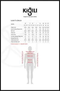 Kiğılı Long Sleeve Slim Fit Non-Iron Classic Cotton Shirt - Image 7