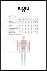 Kiğılı Long Sleeve Slim Fit Button Collar Cotton Non-Iron Shirt - Image 6