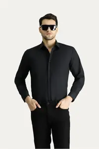 Kiğılı Long Sleeve Regular Fit Classic Collar Pocket Cotton Non-Iron Shirt