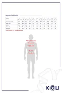 Kiğılı Long Sleeve Regular Fit Button Collar Cotton Non-Iron Shirt - Image 2
