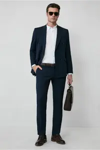 Kiğılı Long Sleeve Regular Fit Button Collar Cotton Non-Iron Shirt - Image 6