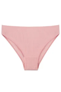 Nicoletta Women's Panties 7 Pack Lycra Cotton Ribbed Camisole PINK - Image 4