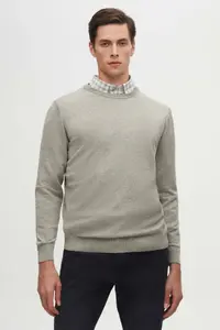 D'S Damat Ds Damat slim Fit Gray Checkered Checkered Shirt - Image 2