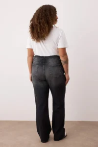 Trendyol Curve Anthracite High Waist Wide Leg comfort/Middle Flexible Plus Size Wide Leg jeans - Image 4