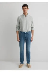 Mavi Jake Premium Blue Misty Indigo Blue Jeans Trousers - Image 5