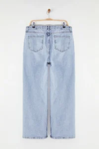 Trendyol Curve Mavi High Waist Wide Leg plus size jeans - Image 7