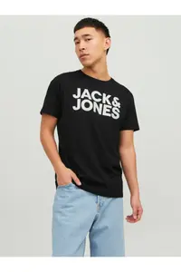 Jack & Jones JACK JONES Written Men's Crew Neck T-Shirt - Image 2