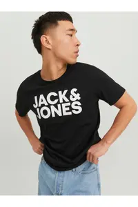 Jack & Jones JACK JONES Written Men's Crew Neck T-Shirt - Image 7