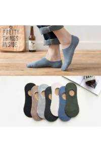 BGK Unisex 7 Pair Invisible Sneaker Socks Set