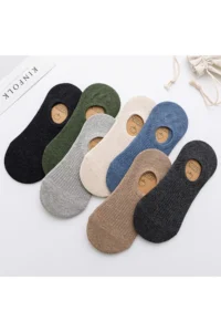 BGK Unisex 7 Pair Invisible Sneaker Socks Set - Image 2