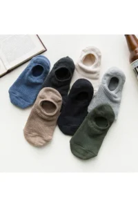 BGK Unisex 7 Pair Invisible Sneaker Socks Set - Image 3