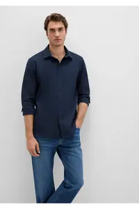 Mavi Navy Blue Shirt slim Fit / Narrow Kesim -8-Y1583 - Image 2