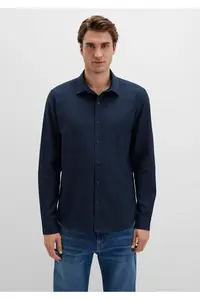 Mavi Navy Blue Shirt slim Fit / Narrow Kesim -8-Y1583 - Image 3