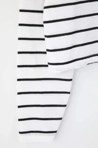 Trendyol Curve Multicolored 2 Sets Paket 100% Cotton Asymmetric Boat Neck Crop Knitting T-Shirt - Image 11