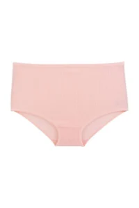 Nicoletta Women's Panties Pack of 5 High Waist Lycra Ribbed Cotton Camisole Ribbed LILA - Image 4
